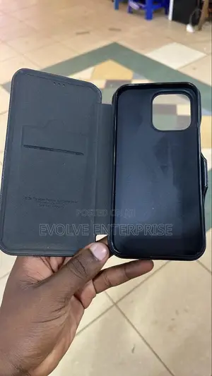 Luxury Genuine Leather Wallet Case for iPhone 14 Pro Max