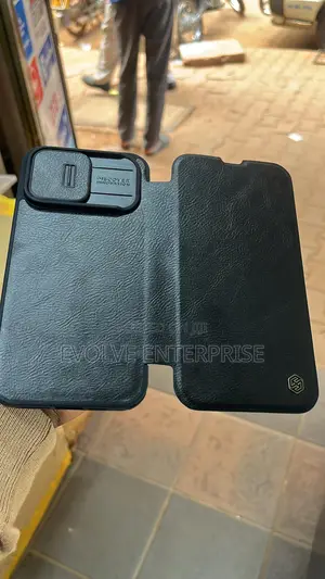 Luxury Genuine Leather Wallet Case for iPhone 14 Pro Max