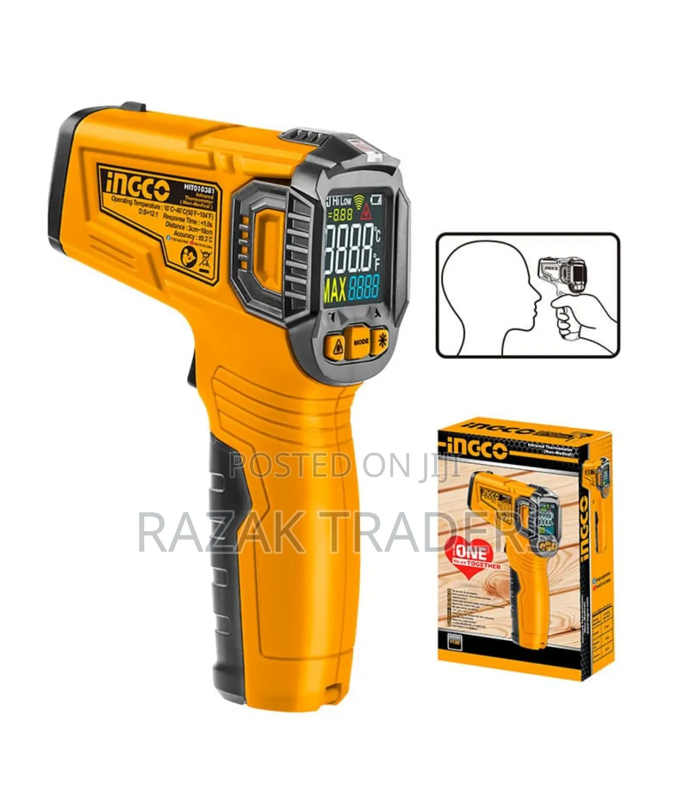 Ingco Infrared Thermometer (Hit0155028)