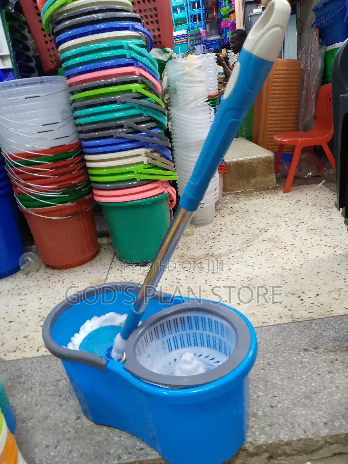 Plastic Mopping Buckets Cleaning Spin Mop Bucket