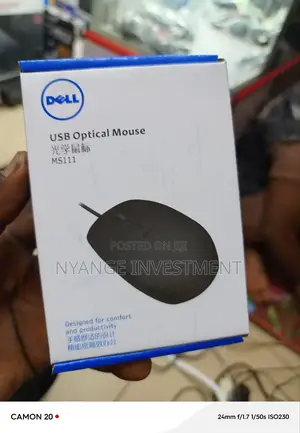 Dell Optical Mouse. Wired Mouse