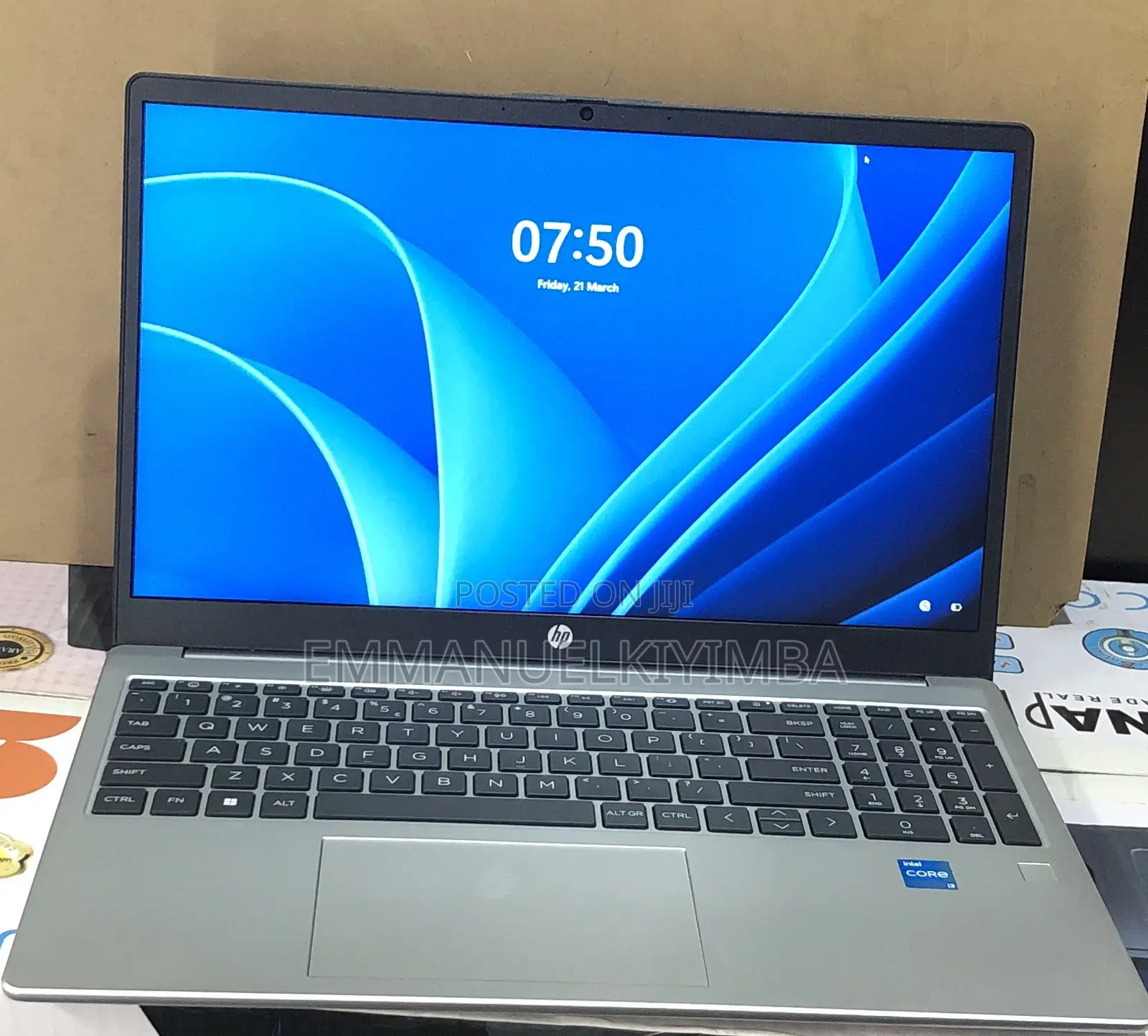 New Laptop HP 250 G10 16GB Intel Core I3 SSHD+SSD 512GB