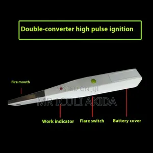 Long Handle Windproof Battery Kitchen Stove Gas Lighter