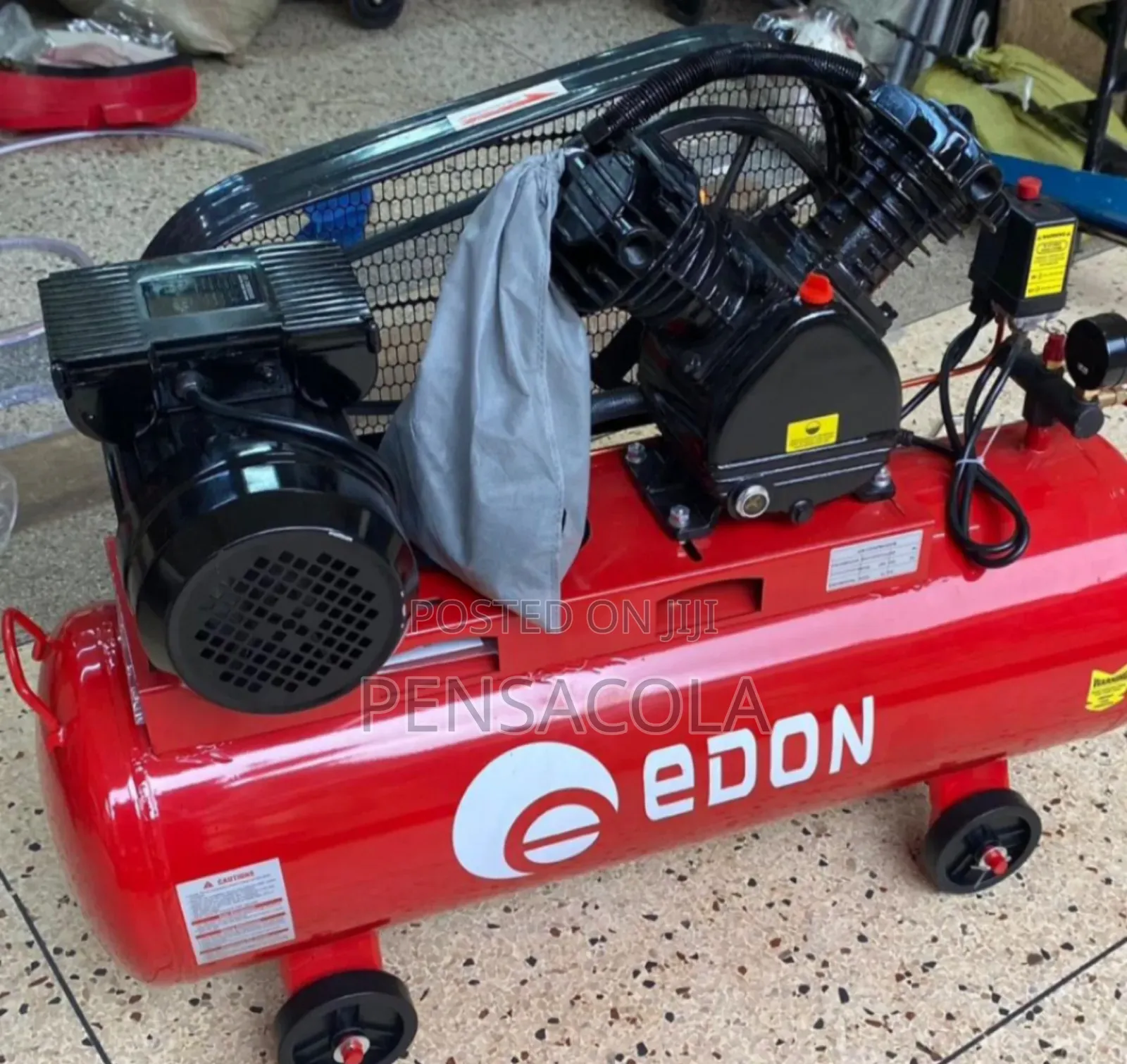 Edon 50 Liters Double Head Compressor