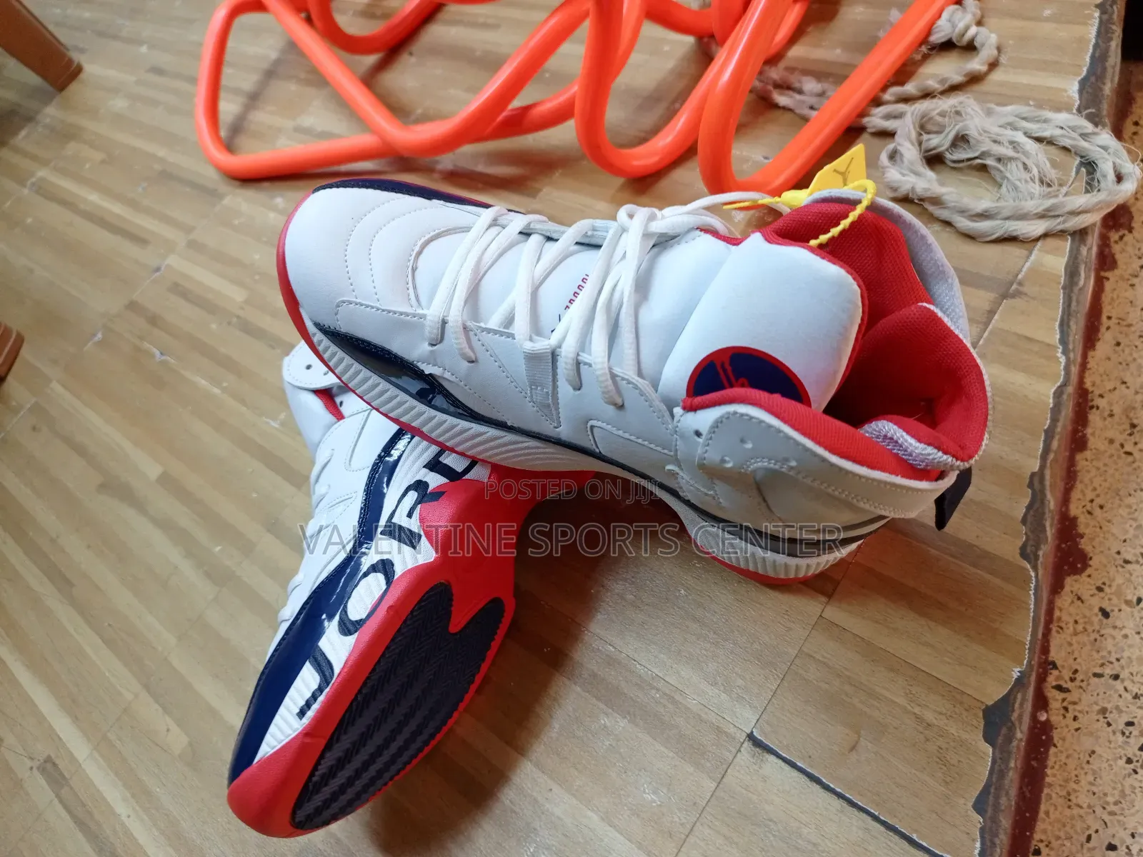 White Colour Basket Boots Original Material