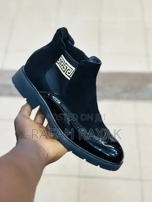 Men’S Luxury Versace Chelsea Ankle Boots