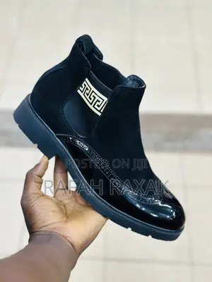 Men’S Luxury Versace Chelsea Ankle Boots
