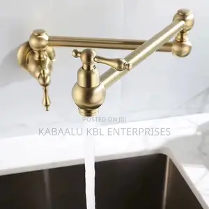 Brush Gold Heavy Duty Pot Filler Tap (Faucet)