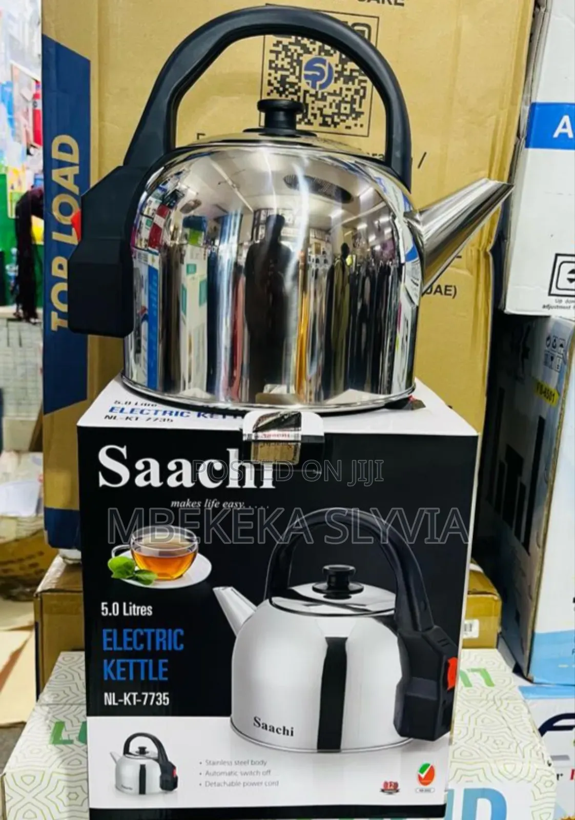 Saachi 5litres Kettle/Electric Kettle Stainless Steel