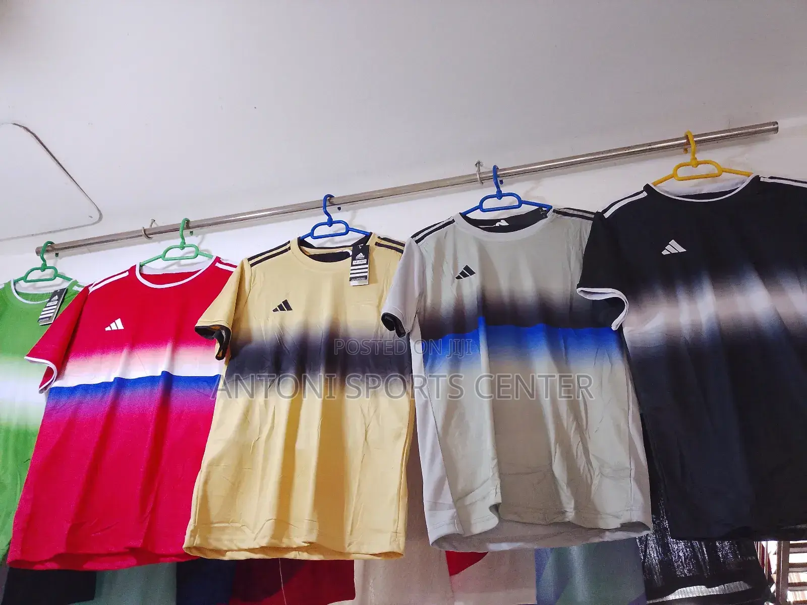 Adidas White Plain Jerseys