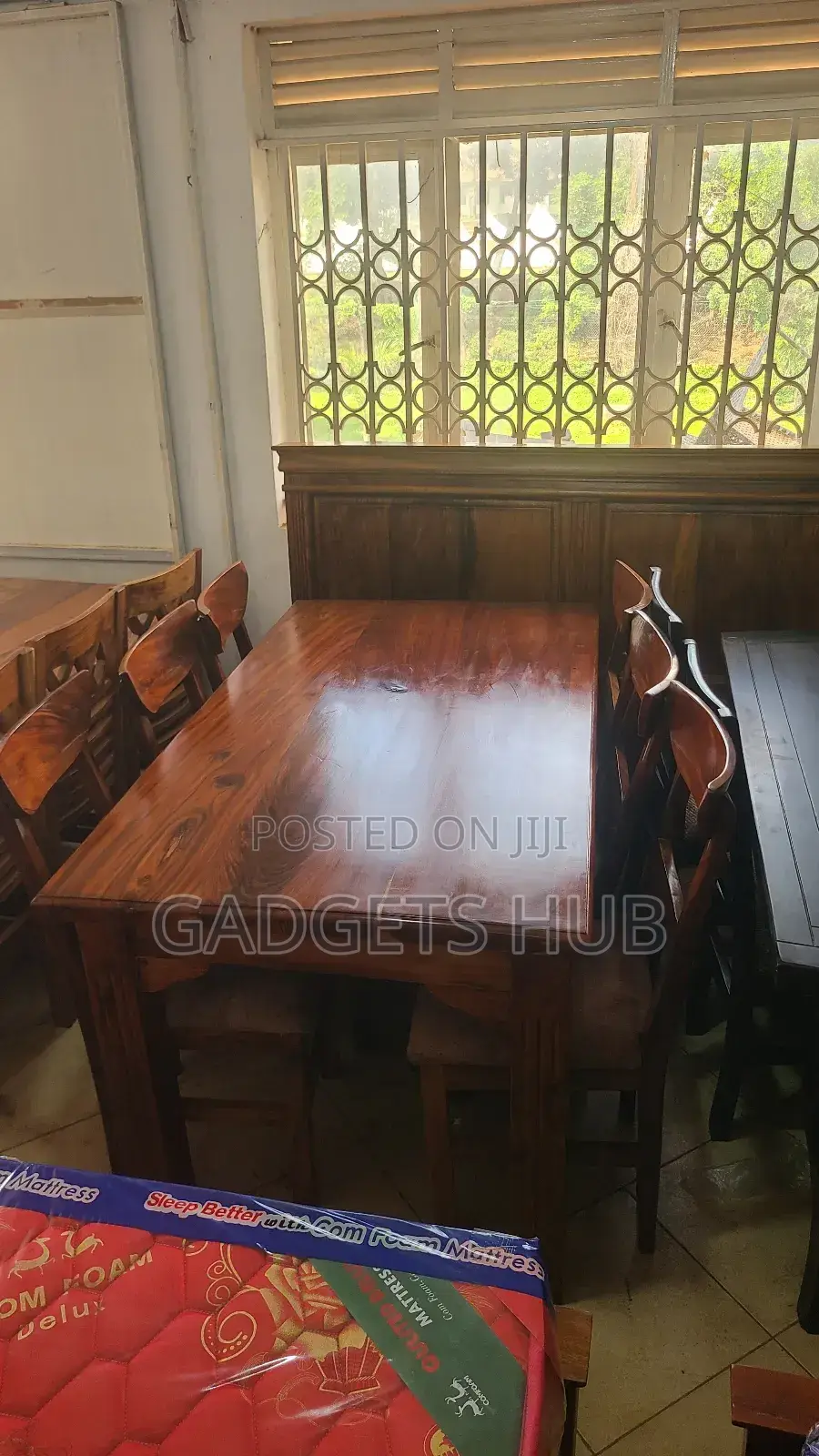 South America Walnut Wood Slab Dining Table