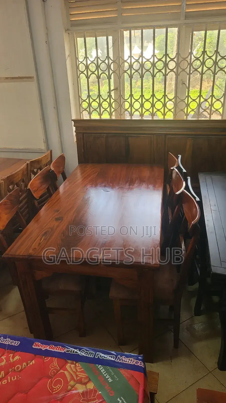 South America Walnut Wood Slab Dining Table