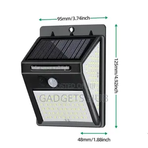 6w Solar Garden Lamp Led Security Lights With Motion Sensor