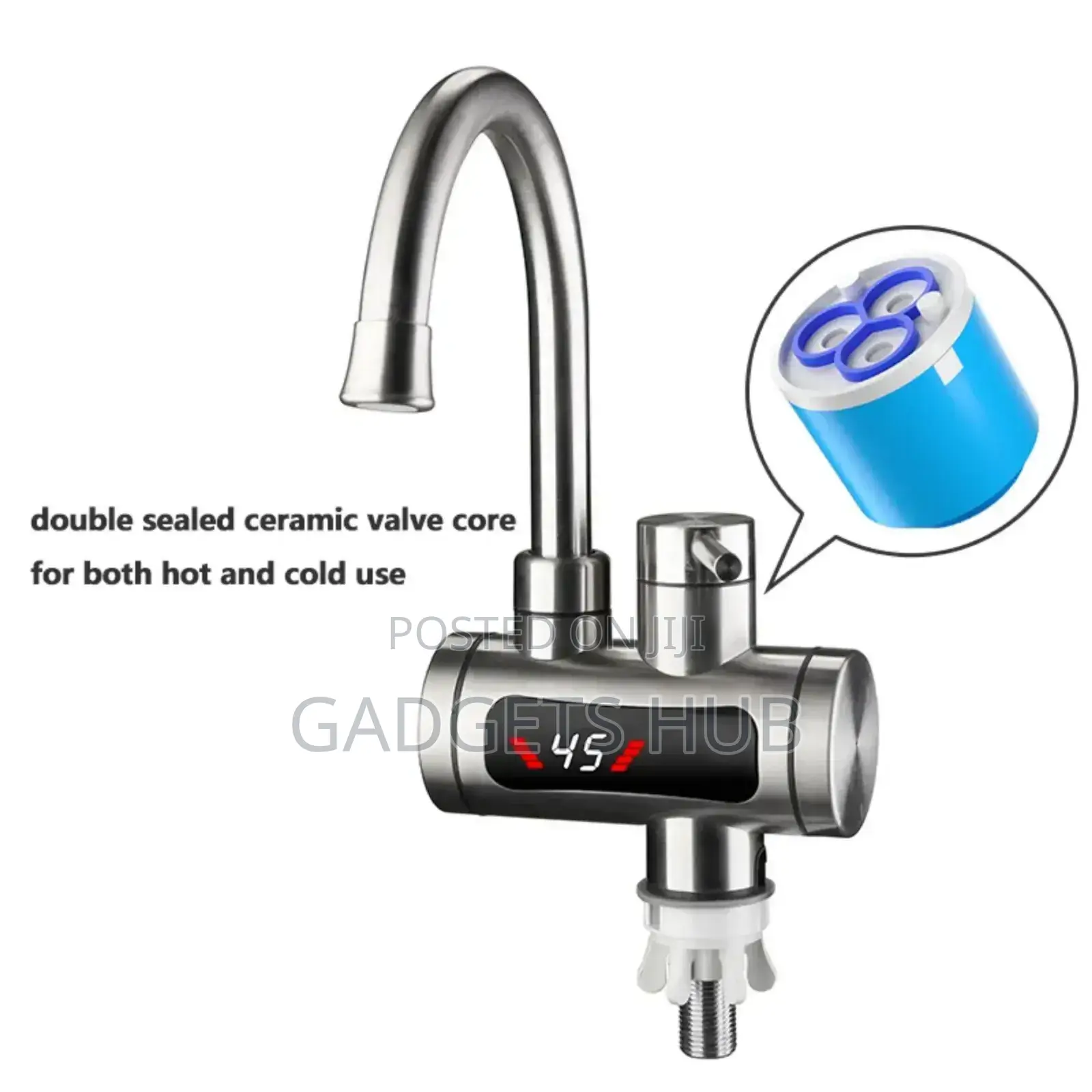 Basin Sink Heating Faucet With Temperature Display