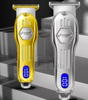 Shinon Lcd Trimmer Electric Hair Clipper Usb Rechargeable