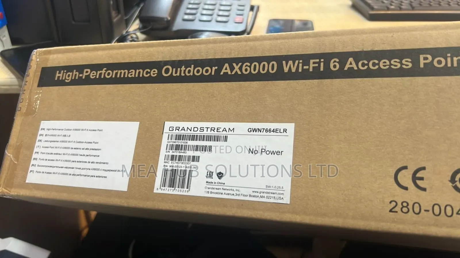 Grandstream Outdoor Access Point Gwn7664elr Outdoor Access Point