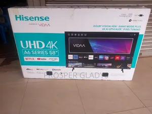 Hisense 58 Inches Led Flat Screen Flameless.