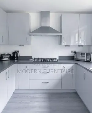 White Kicten Cabinets