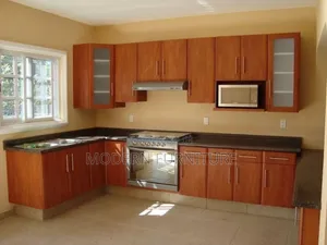 Kitchen Cabinets in Brown Color