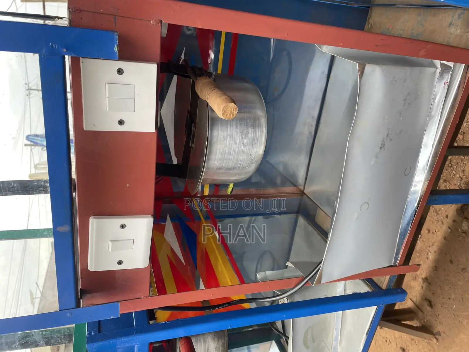 Pop Corn Machine With Durable Stove