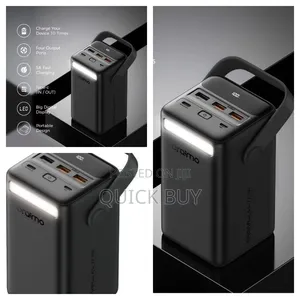Digital Display 5a Fast Charging Power Bank – Black