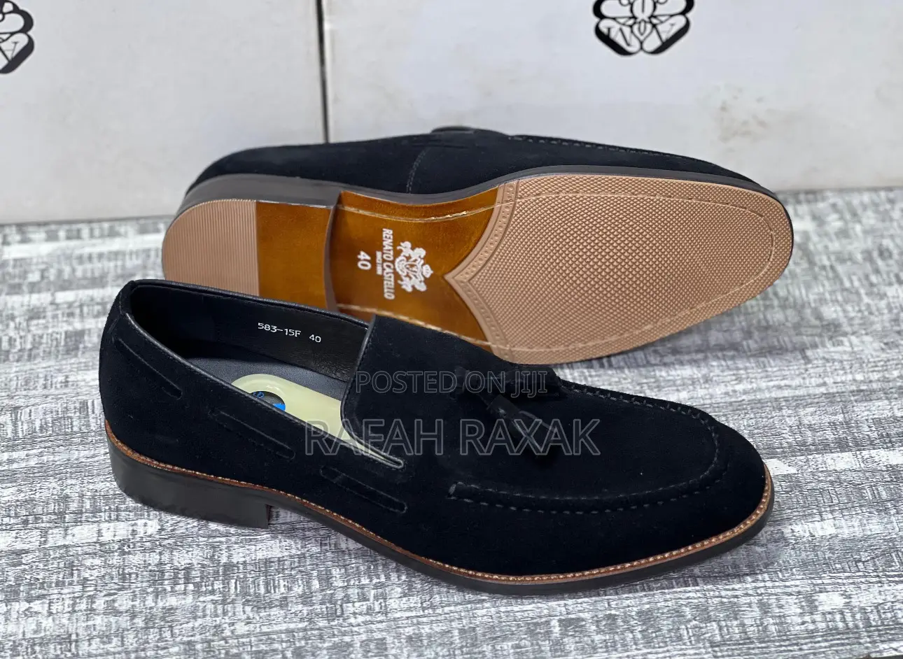 Original Men’S Classy Renato Castello Suede Loafers