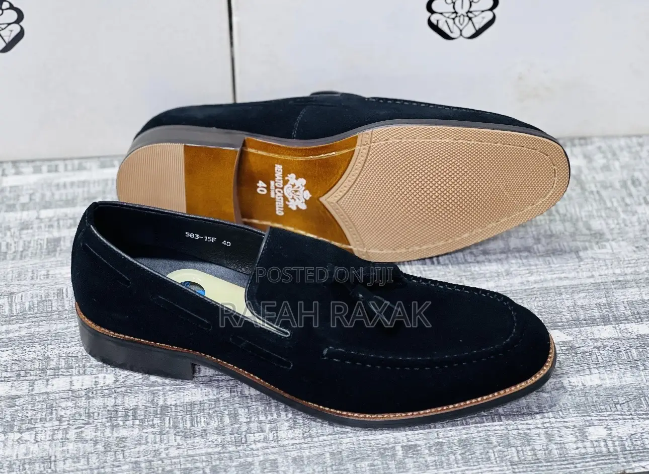 Original Men’S Classy Renato Castello Suede Loafers