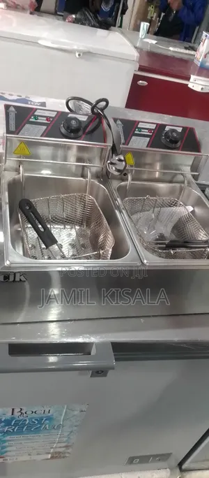 Double Deep Fryer Machine