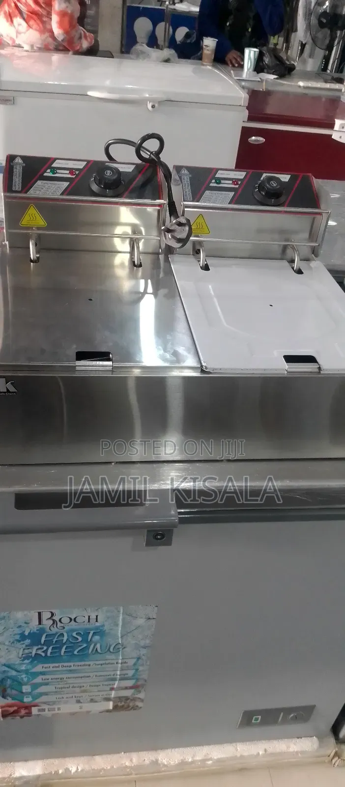 Double Deep Fryer Machine