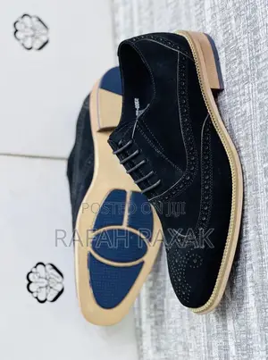 Original Men’S Black Suede Oxfords