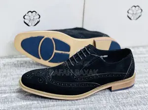 Original Men’S Black Suede Oxfords