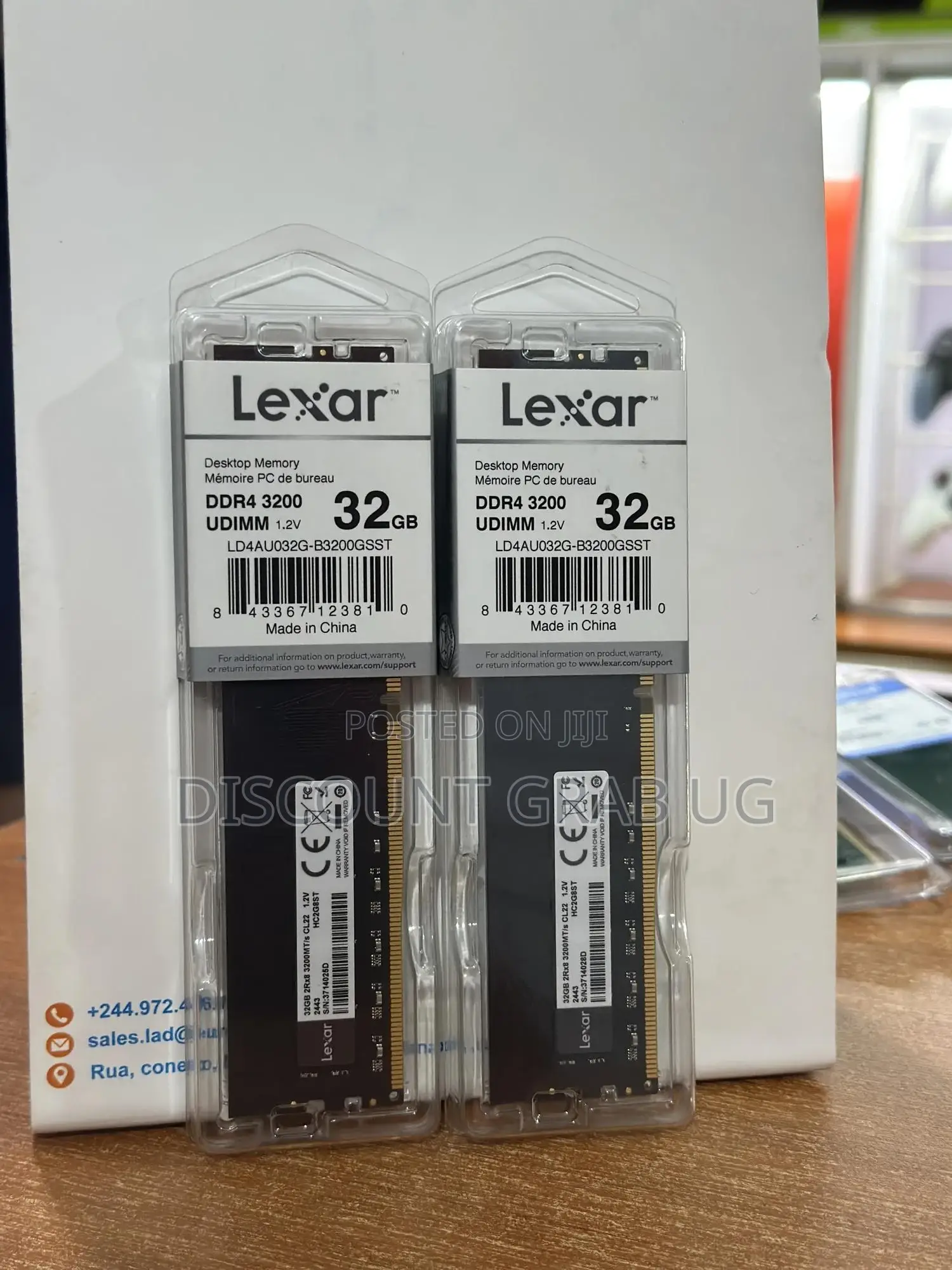 Lexar 32gb Pc4 Desktop Ram 3200