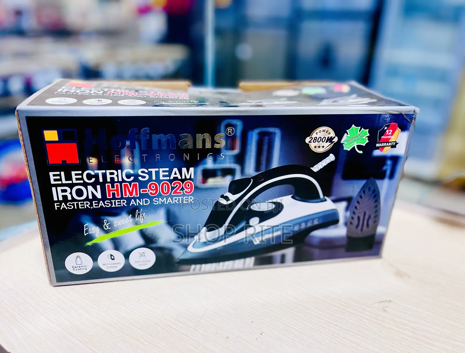 Hoffmans Electric Steam Iron Hm -9029