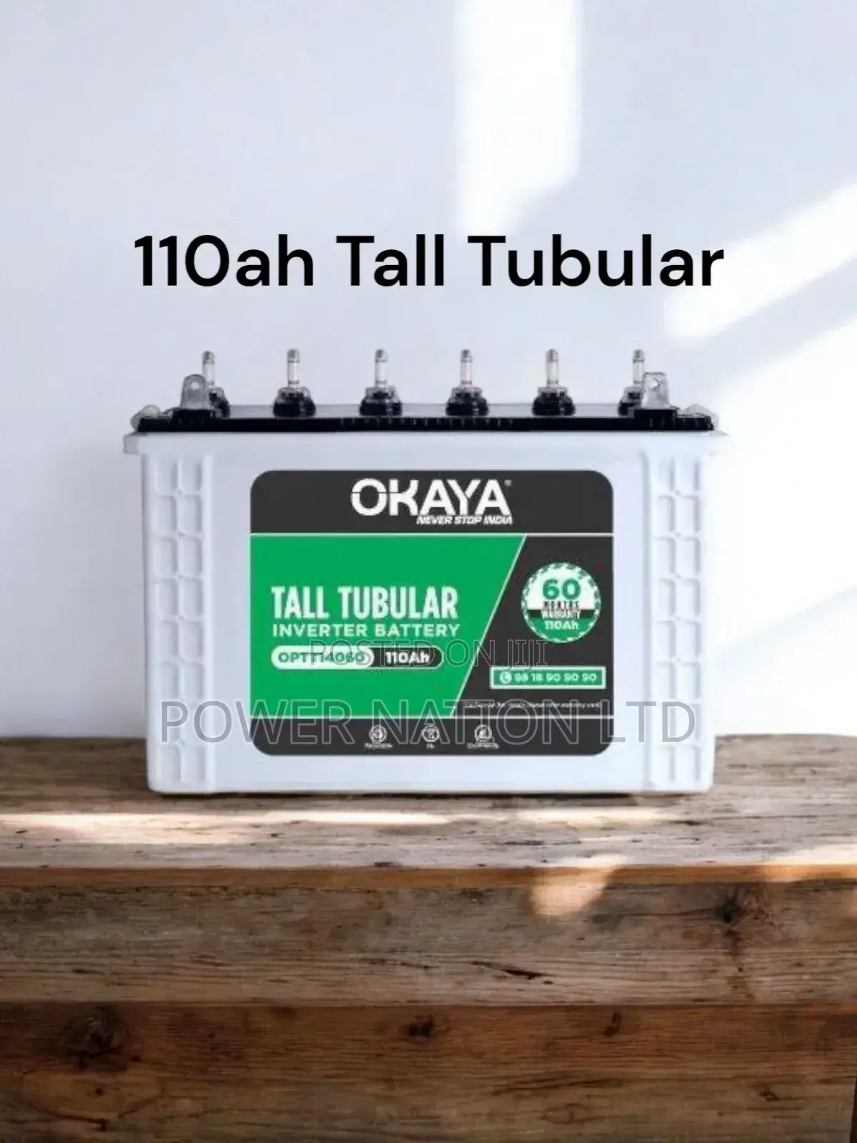 110ah Tall Tubular Solar/Backup Battery