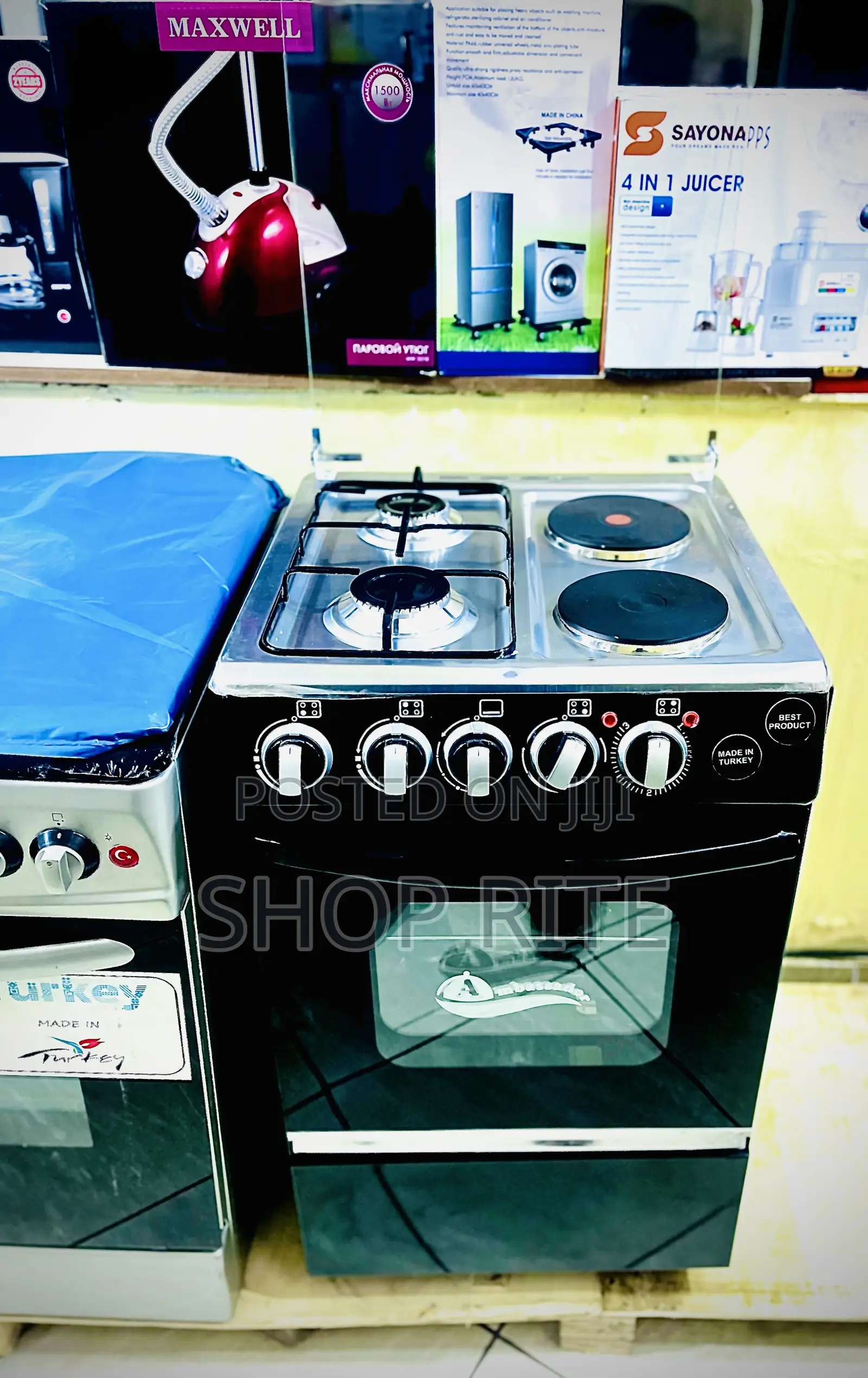 Ambassador Cooker 2 Electric 2gas (50/50cm)