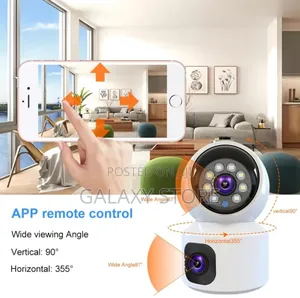 4g Sim Dual Lens Camera Night Vision Hd Wireless 2 Way Audio