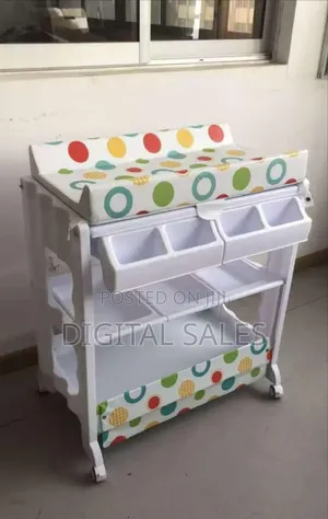 Baby Changing Table and Bath Tub for Newborn to 24 Months