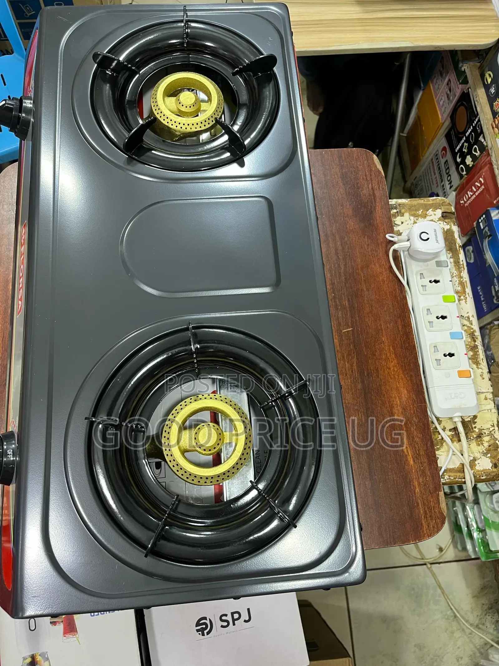 Florsa Double Gas Burner Stainless Steel /Auto Ignition