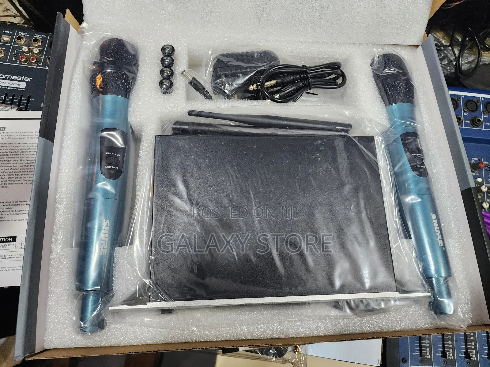 Original Shure Professional Wireless Daul Microphone System