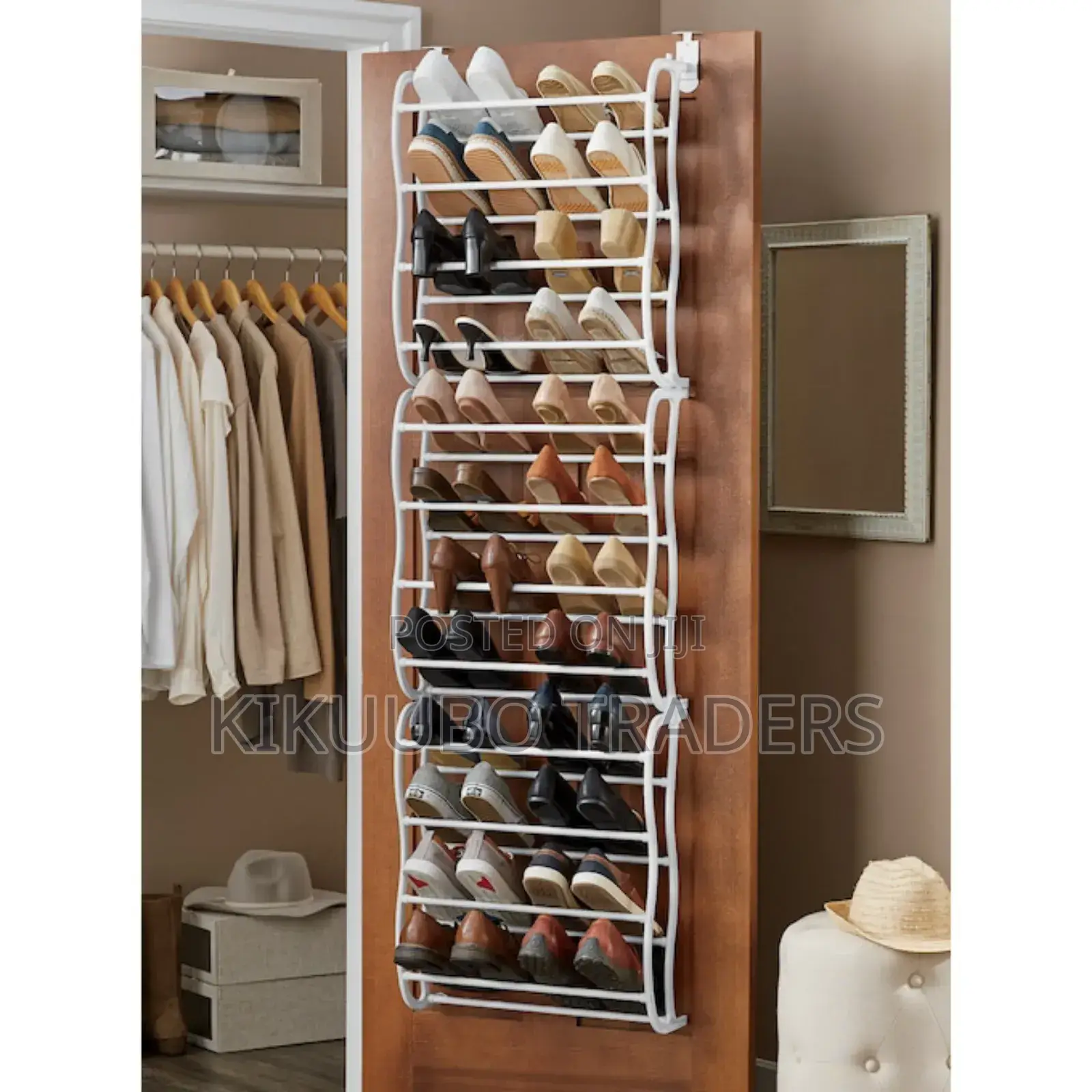 Over the Door 36 Pair Shoe Rack
