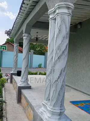 Patina Marble Pillar Finishing