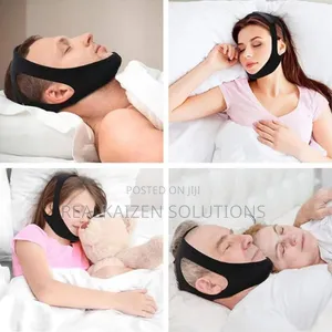 Anti-Snoring Chin Strap Magnetic Nose Clip Combo Set