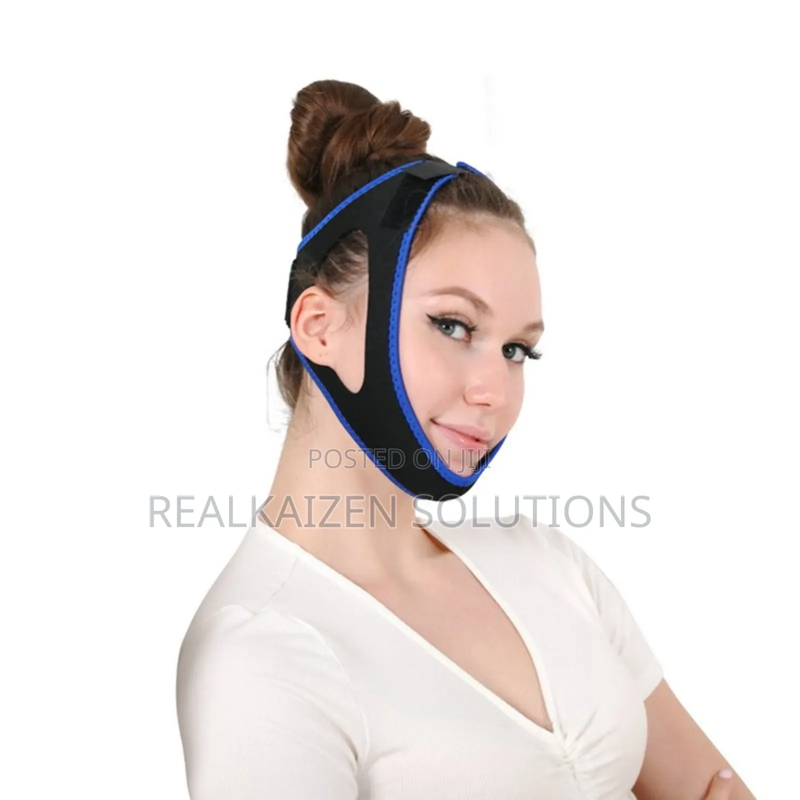 Anti-Snoring Chin Strap Magnetic Nose Clip Combo Set