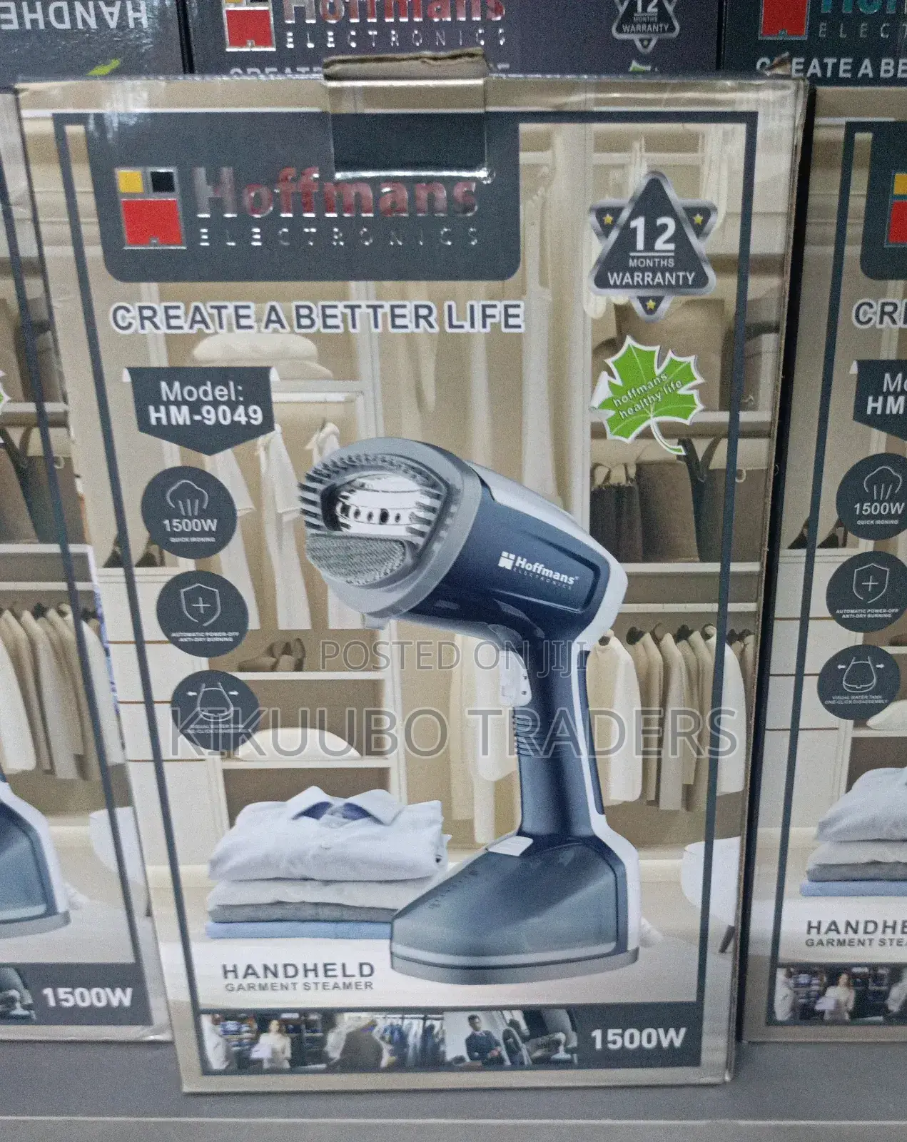 Hoffman Handheld Garment Steamer