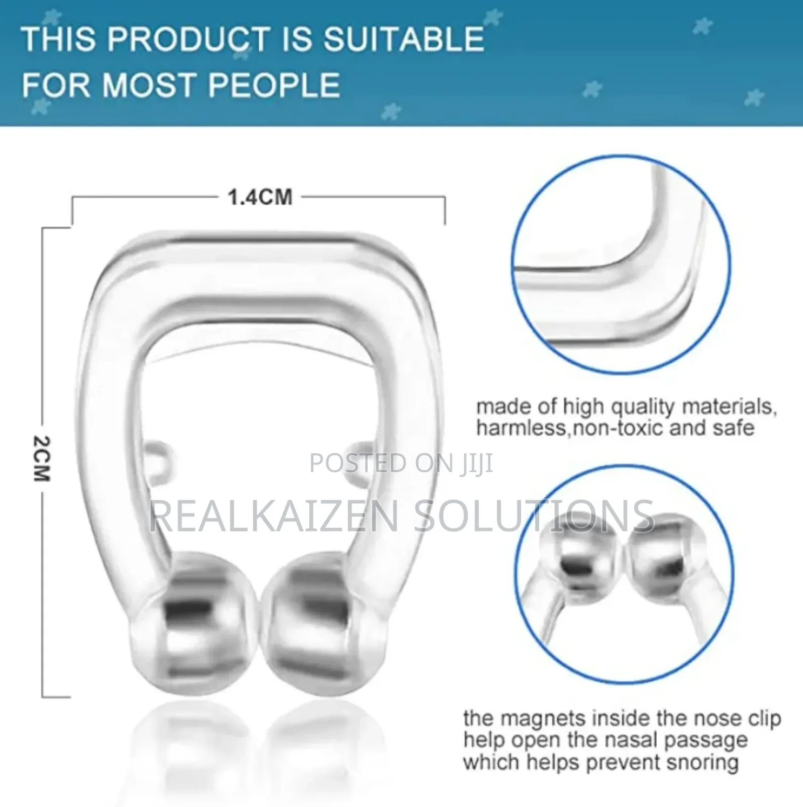 Anti-Snoring Chin Strap Magnetic Nose Clip Combo Set