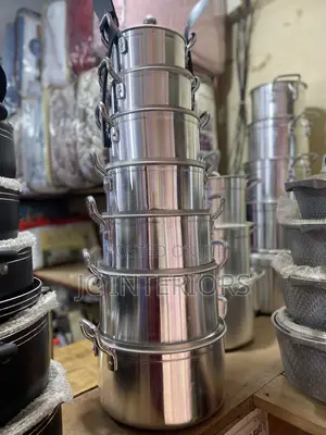 7 PCS Stainless Steel Saucepans