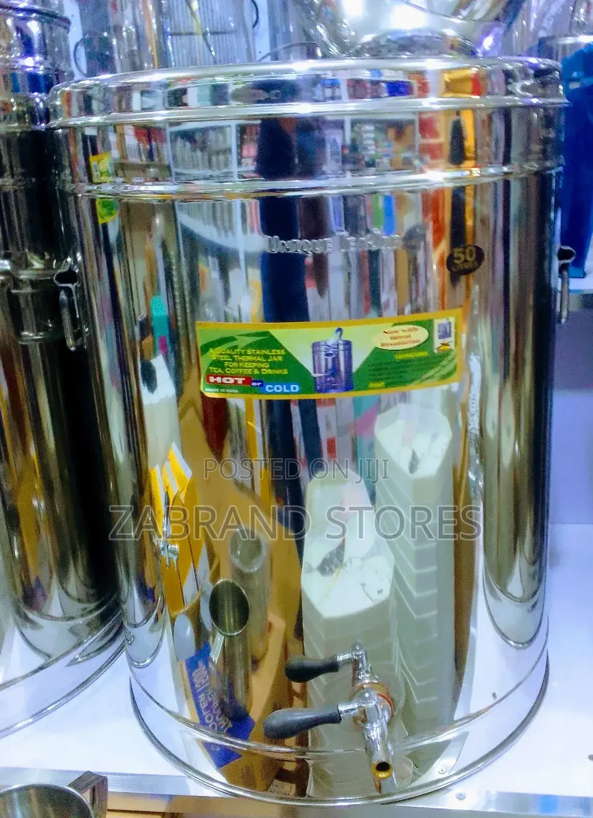 50l Stainless Steel Tea Jar/Can