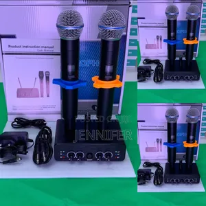Duo Wireless Uhf Karoake Microphones