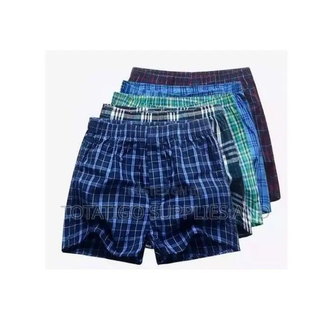 Mens Checked Boxers -6 Pieces