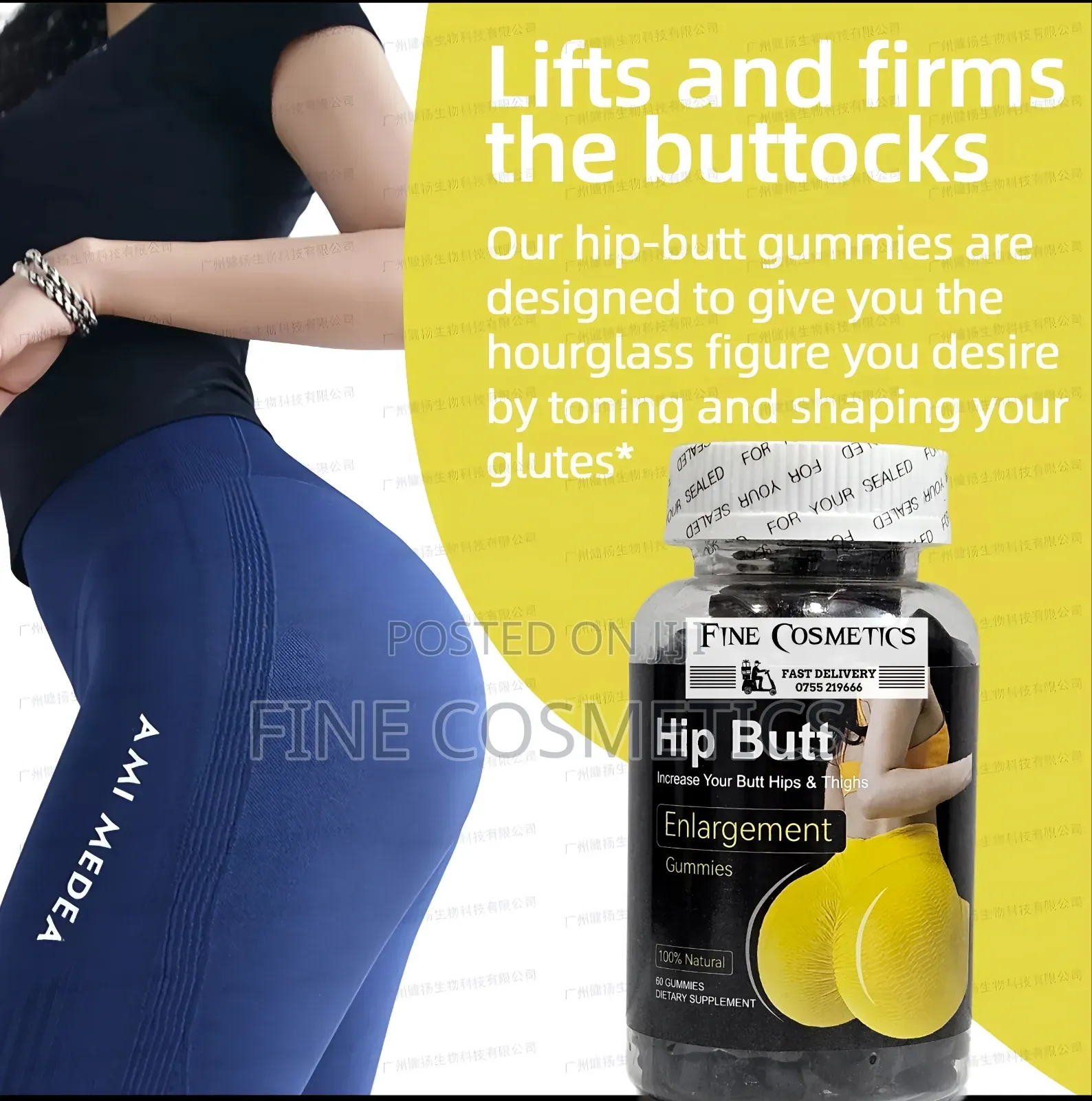 Wholesale Hip and Butt Enhancement Gummies Natural Curves